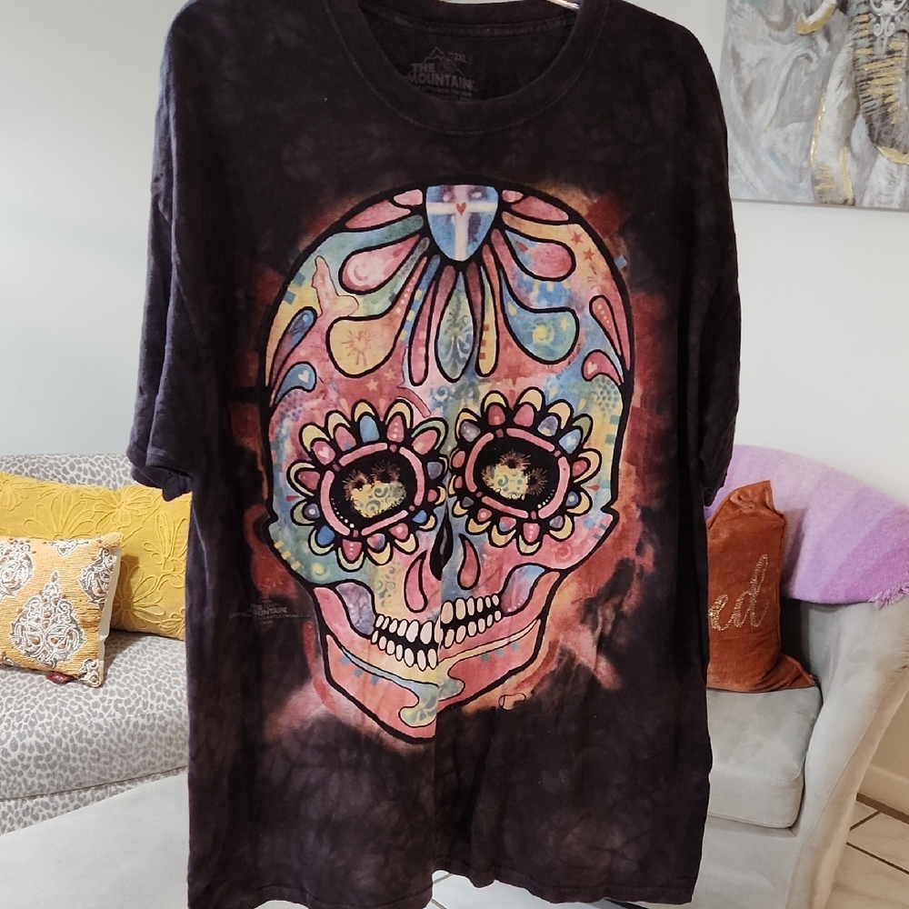 💚The Mountain Multicolor Skull Tee💚BOGO